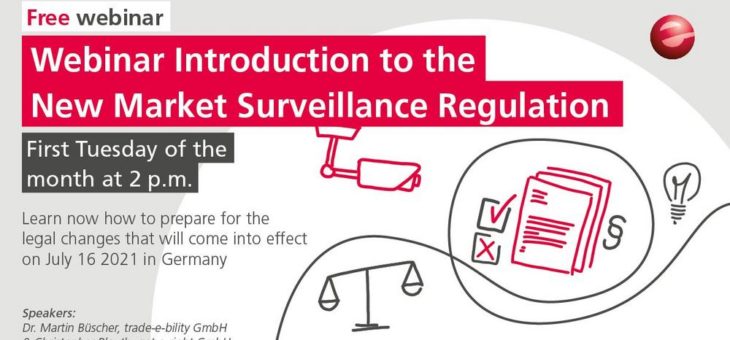 Introduction to the Market Surveillance Regulation 2021 (Webinar | Online)