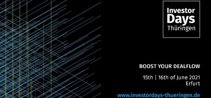 Investor Days Thüringen – Boost your Dealflow (Networking-Veranstaltung | Online)