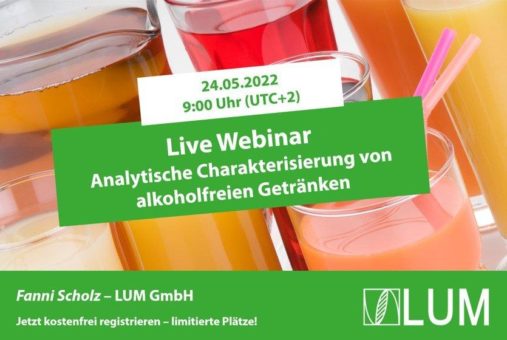Analytische Charakterisierung alkoholfreier Getränke – Kostenfreies Webinar (Webinar | Online)