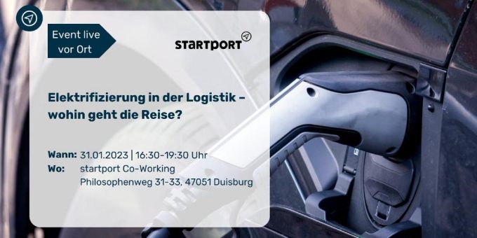 Elektrifizierung in der Logistik – wohin geht die Reise? (Vortrag | Duisburg)