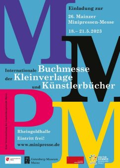 Der Peter Meyer Verlag bringt Nachhaltigkeit auf die Mainzer Minipressen-Messe 2023 (Messe | Mainz)