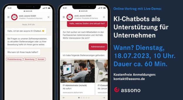 Live-Demo: Nutzen von KI-Chatbots für Unternehmen (Vortrag | Online)