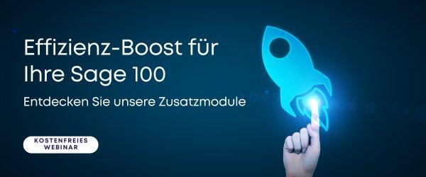 Effizienz-Boost für Ihre Sage 100 – Entdecken Sie unsere Zusatzmodule (Webinar | Online)