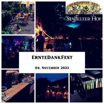 ErnteDankFest – Rockparty in der KultUrScheune des Bioweinguts Staffelter Hof (Unterhaltung / Freizeit | Kröv)