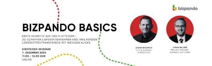 bizpando Basics: Lieferkettenransparenz für Einsteiger (Webinar | Online)