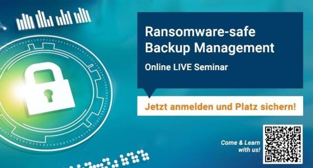 Für Kurzentschlossene am 27.11.2023: Ransomware-safe Backup Management (Schulung | Online)