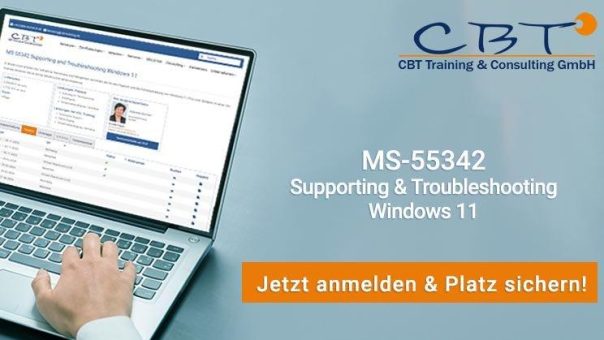 Jetzt Platz sichern: MS-55342 Supporting and Troubleshooting Windows 11 (Schulung | Online)