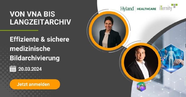 Experten-Talk: Von VNA bis Langzeitarchiv – Effiziente & sichere medizinische Bildarchivierung (Webinar | Online)