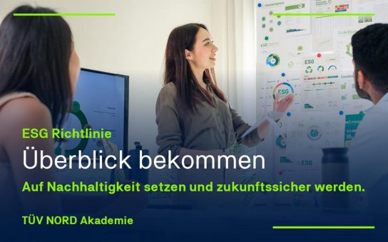 ESG-Seminar für den Mittelstand – Erfüllung der neuen regulatorischen Pflichten (Webinar | Online)