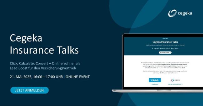 Cegeka Insurance Talks (Vortrag | Online)