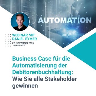 Business Case für die Automatisierung der Debitorenbuchhaltung (Webinar | Online)