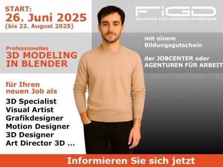 3D Modeling in Blender – vom Storyboard zur fertigen Animation (Schulung | Berlin)