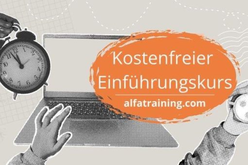 Kostenfreier Einführungskurs zum Zeit- und Selbstmanagement (Webinar | Online)