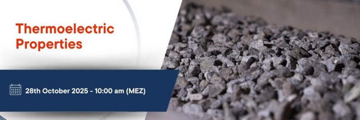 Measuring Thermoelectric Properties with Harman Method and Laser Flash Analysis (Webinar | Online)