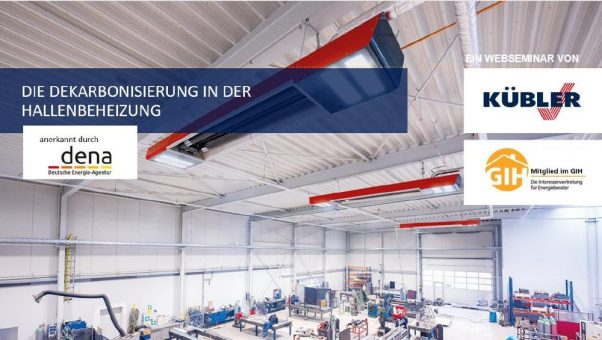 dena gefördert! GIH-Online-Seminar: Dekarbonisierung der Hallenbeheizung. In Kooperation mit dem GIH (Seminar | Online)