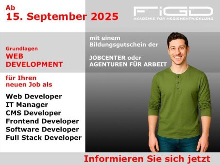 Web Development (Internetprogrammierung) – Präsenzkurs ab 15. September 2025 (Schulung | Berlin)