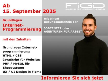 Zukunftskompetenz Webentwicklung – beruflich durchstarten mit Bildungsgutschein (Schulung | Online)