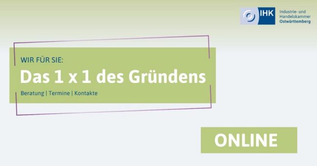 Seminar: Das 1×1 des Gründens (Webinar | Online)