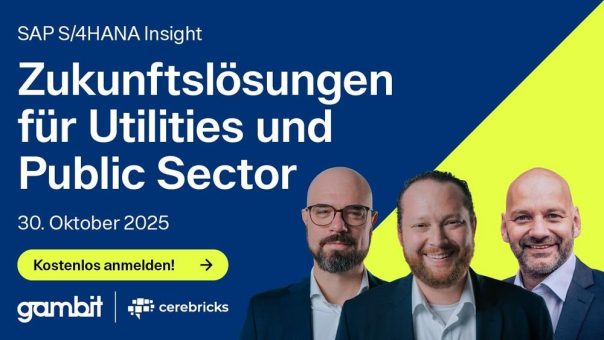 SAP News | SAP S/4HANA Insight – Zukunftslösungen für SAP Utilities und SAP Public Sector (Seminar | Online)