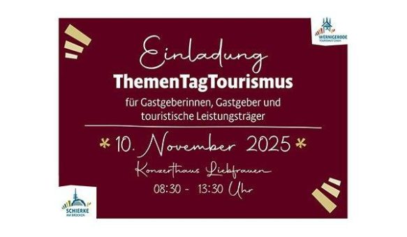 ThemenTagTourismus – Einladung & Programm (Vortrag | Wernigerode)