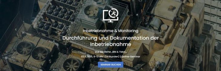 Durchführung und Dokumentation der Inbetriebnahme (Seminar | Online)