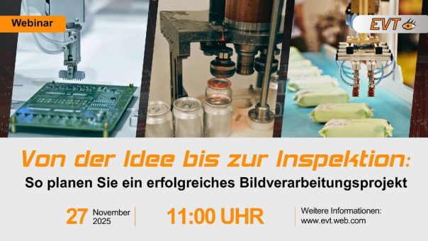Von der Idee bis zur Inspektion: So planen Sie ein erfolgreiches Bildverarbeitungsprojekt (Webinar | Online)