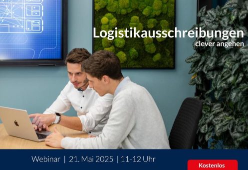 Kostenloses Webinar: Logistikausschreibungen clever angehen (Webinar | Online)