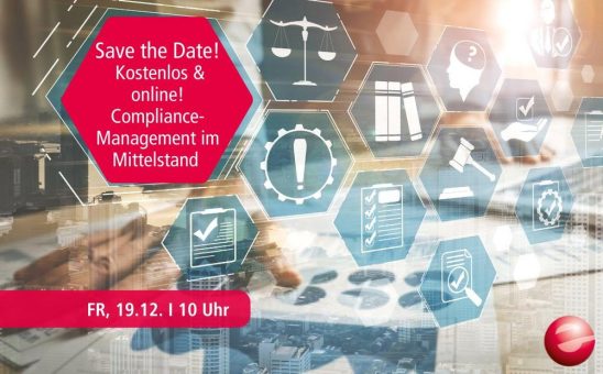 Compliance Talk im Dezember: Compliance-Management im Mittelstand (Webinar | Online)