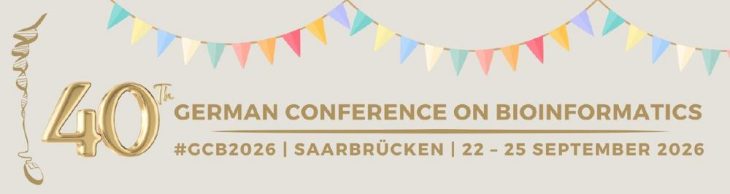 German Conference on Bioinformatics – GCB2026 (Konferenz | Saarbrücken)