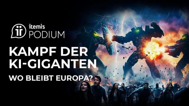 itemis PODIUM: Kampf der KI-Giganten – Wo bleibt Europa? (Webinar | Online)