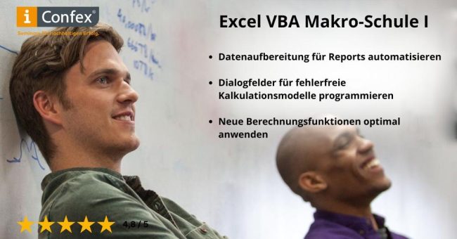 Excel VBA Grundlagenkurs (Seminar | Online)