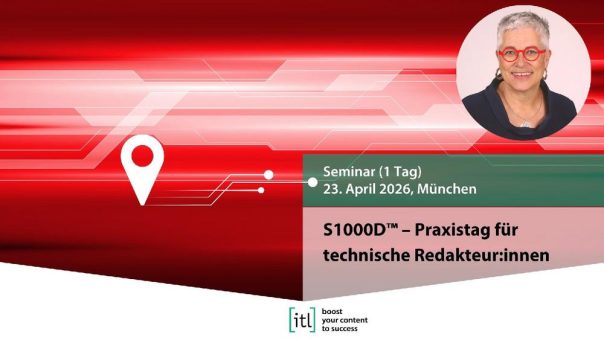 S1000D™ – Praxistag für technische Redakteur:innen (Seminar | München)