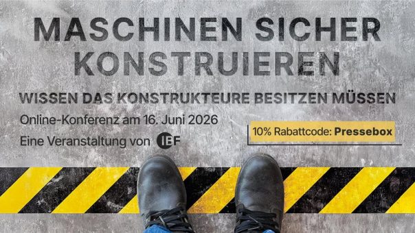 Maschinen sicher konstruieren – Online Konferenz (Konferenz | Online)