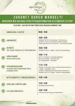 Auftakt des Forschungsprojekts agri:change (Pressetermin | Hannover)
