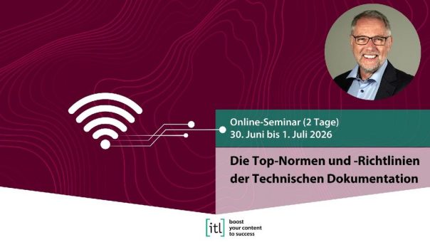 Die Top-Normen und ‑Richtlinien der Technischen Dokumentation (Webinar | Online)