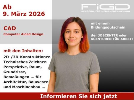 Mit CAD-Kompetenz in Architektur und Maschinenbau durchstarten (Schulung | Online)