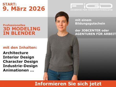 Von Architektur bis Character Design: 3D Modeling intensiv (Schulung | Berlin)