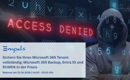 Sichern Sie Ihren Microsoft 365 Tenant vollständig: M365 Backup, Entra ID & RUBRIK  in der Praxis (Webinar | Online)