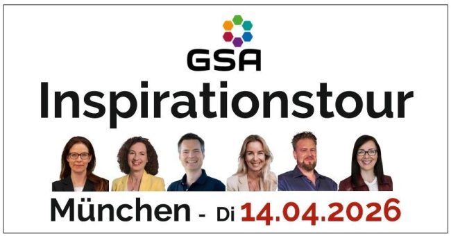 GSA-Inspirationstour – 6 Redner:innen je 10 Min. – München (Vortrag | München)