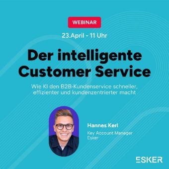 Intelligenter Customer Service: KI für schnelleren, effizienteren und kundenorientierten B2B‑Service (Webinar | Online)