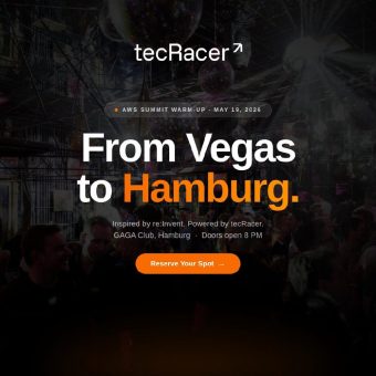 tecRacer AWS Summit Warm-Up Party (Networking | Hamburg)