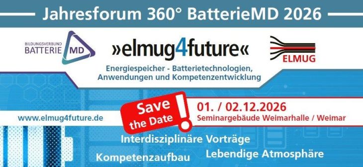 Energiespeicher: Batterietechnologien, Anwendungen und Kompetenzentwicklung (Konferenz | Weimar)