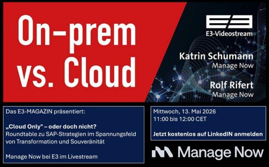 „Cloud Only“ – oder doch nicht? (Webinar | Online)