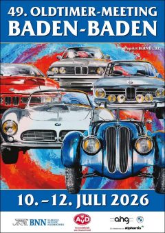 Ausstellung zum 49. Oldtimer-Meeting in Baden-Baden – Thema BMW (Ausstellung | Baden-Baden)