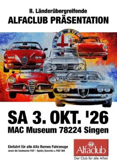 PopArt-Ausstellung von Bernd Luz zur länderübergreifenden Alfaclub-Präsentation im MAC-Museum (Ausstellung | Singen (Hohentwiel))