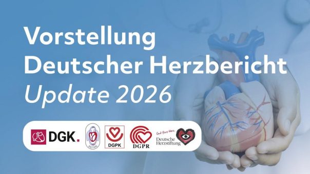 Save the Date: Vorstellung des Deutschen Herzberichts – Update 2026 (Hybrid-Pressekonferenz) (Pressetermin | Online)