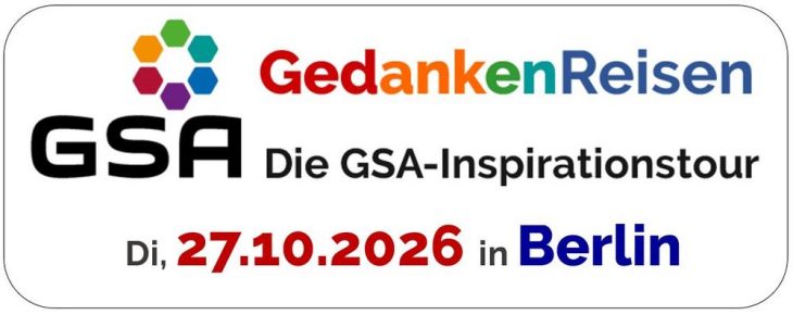 GSA-Inspirationstour – 6 Redner:innen je 10 Min. in  BERLIN (Networking | Berlin)