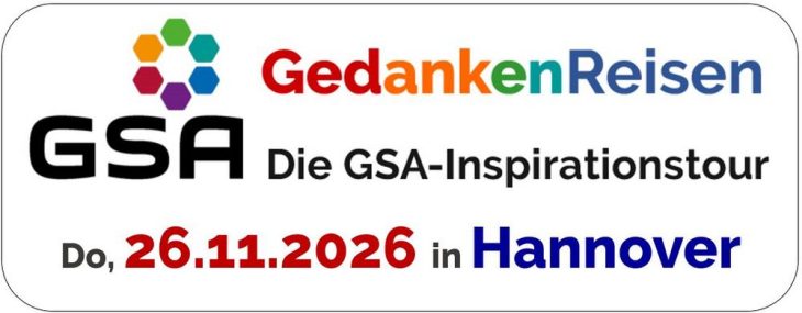 GSA-Inspirationstour – 6 Redner:innen je 10 Min. in HANNOVER (Networking | Hannover)