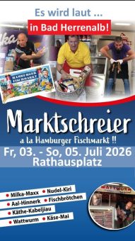 Die Marktschreier mit Fischmarkt (Unterhaltung / Freizeit | Bad Herrenalb)
