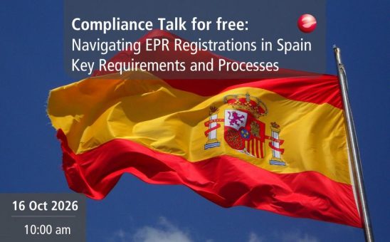 COMPLIANCE TALK – Navigating EPR Registrations in Spain: Key Requirements and Processes (Webinar | Online)
